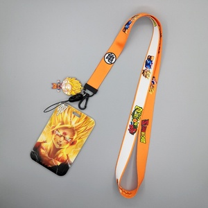 Nuevos estilos Dragon DBZ <span class=keywords><strong>Goku</strong></span> Super Saiyan Cartoon Anime Lanyard Plastic Credit Card Holders Bank ID Holder Bus Card Cover Case - Product Image 2