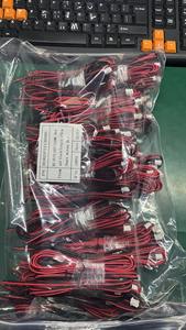 XH-2P клеммный провод 1007 22AWG красный черный L700mm проводной жгут - Product Image 4