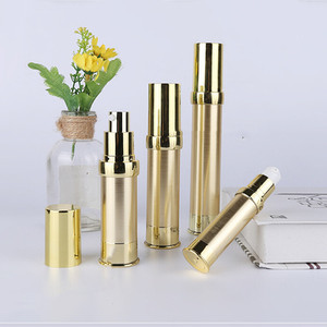 15ml 30ml 50ml Gold <strong>Pink</strong> Silver Glitter Plastic Recyclable Airless Vacuum Bottles Luxury Emulsion Lotion Fragrance Perfume <strong>Spray</strong> - Product Image 4