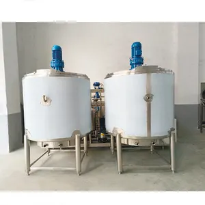 Factory Direct Sale 1T 2T 3T Stainless Steel High Viscosity Liquid Mixing Tank With Scraper Agitator