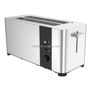 Aifa Elegant Electrical 2 ranuras largas 4 <span class=keywords><strong>tostadora</strong></span> blanco rojo negro Acero inoxidable metal <span class=keywords><strong>pan</strong></span> <span class=keywords><strong>Tostadora</strong></span> con tapa - Product Image 5