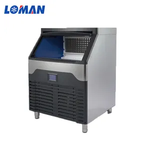 Loman-máquina de hielo Industrial para hacer cubitos, 150kg/24 horas, 60KG, en Stock