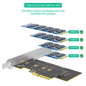 Адаптер NVME SSD M2 PCIE M.2 NVME SSD в PCI Express X4 адаптер для карты 2230 М-2280 м2 SSD в наличии - Product Image 4
