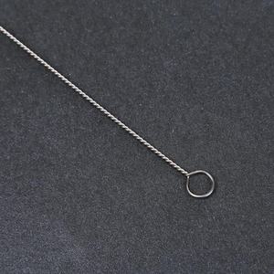 Juego de cepillos de limpieza de pajitas metálicas simples con cerdas de nailon para accesorios de bar - Product Image 5