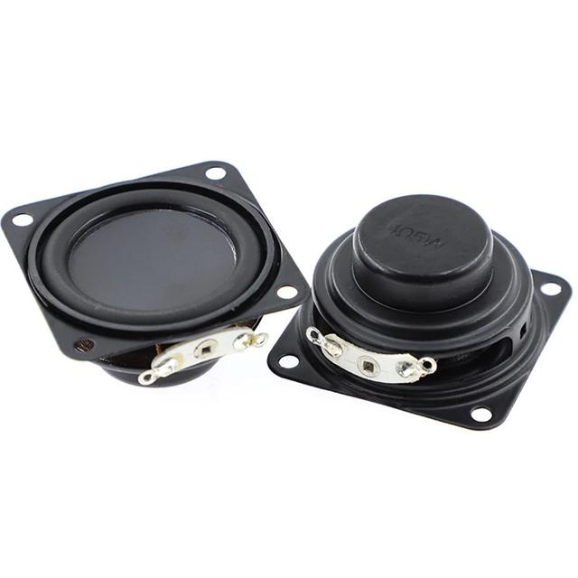 40mm Internal Magnetic Speaker 4  3W/5W Full Frequency Speaker 40mm Square Horn 0-20kHz For Walkie Talkies BT Speakers