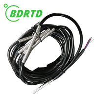 Penjualan langsung dari pabrik untuk sensor suhu DS18B20 dengan pipa lurus
