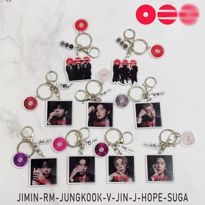 Llavero acrílico K-POP BT al por mayor, con foto digital AR de la gira mundial 2026, dijes de miembros del grupo <span class=keywords><strong>para</strong></span> fans, colgante <span class=keywords><strong>para</strong></span> bolsa de regalo - Product Image 3