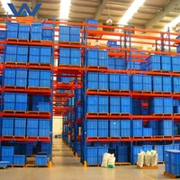 Système de rayonnage à palettes sélectif Support de sol en mezzanine à roulement plus fort Rayonnage à palettes durable en entrepôt