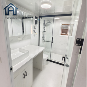 Casa Container Espandibile a Doppia Ala <span class=keywords><strong>da</strong></span> 20-40 Piedi, 1-4 Camere <span class=keywords><strong>da</strong></span> Letto, con Soggiorno, Cucina e Bagno - Product Image 6