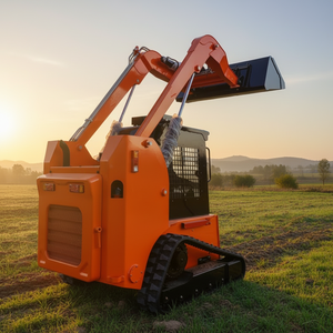 HAIJU Tracked Skid Steer <strong>Loader</strong> TS65 Capacity 1000kg with Xinchai 55KW Track <strong>Model</strong> 300X52.5 Closed Cabin Attachment Cheap Price - Product Image 6