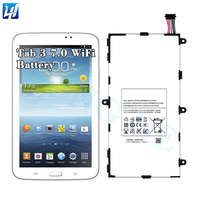 Original Replacement Li-ion Polymer Battery T4000E for Samsung Galaxy Tablet 3 7.0' 210 T211 T215 P3200 Mobile Phone Battery