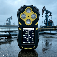 Détecteur et analyseur de gaz portable 4-en-1 (HF) pour la sécurité des stations-service, des mines de charbon, du pétrole et des compartiments de chargement