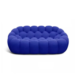 Canapé modulaire moderne en velours, design créatif nid d'abeille à bulles, haute résilience, durable, <span class=keywords><strong>pour</strong></span> bureau, appartement et loisirs, vente en gros - Product Image 4