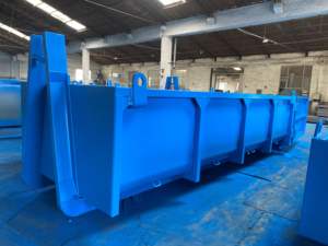 Contenedor de 15 M3 apilable con tapa abierta, contenedor de 15 yardas, pieza de camión, papelera de metal para chatarra - Product Image 6