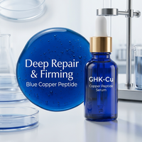 Sérum au cuivre GHK-Cu 30 ml, sérum réparateur raffermissant anti-âge pour tous types de peaux