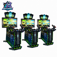 Machine de jeu d'arcade à monnayeur, simulateur de tir à deux joueurs, jeu vidéo d'intérieur pour parc d'attractions, vente en gros