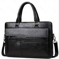 Modische PU-Business-Umhängetasche mit Reißverschluss, Anpassbare Laptop-Aktentasche, Bestseller für Herren und Damen mit Polyester-Futter