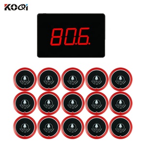 Buscapersonas <span class=keywords><strong>de</strong></span> llamadas <span class=keywords><strong>de</strong></span> mesa <span class=keywords><strong>de</strong></span> cola inalámbrica para restaurante con sistema <span class=keywords><strong>de</strong></span> 15 botones Catel - Product Image 1