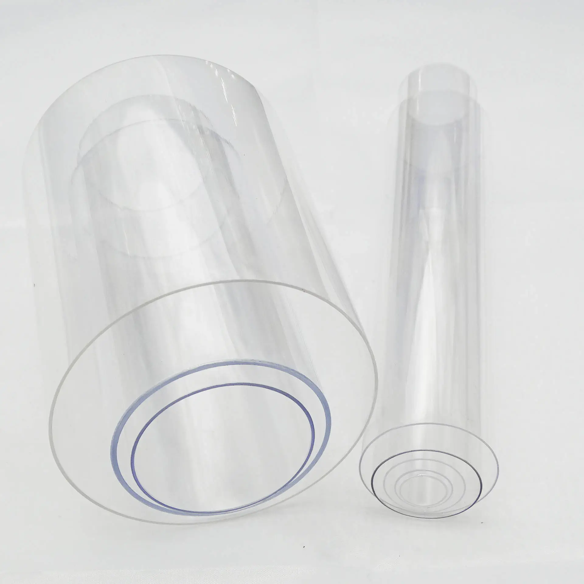 Plastic Pc Deel Pijp Pc Buis Transparant Polycarbonaat Plastic Pure Pc Zeefdruk Geaccepteerd Op Maat Doorzichtige Cilinder