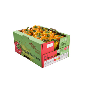 Tùy Chỉnh Tươi Xà Lách Rau Vận Chuyển Hộp Giấy Màu Với Lỗ - Product Image 4