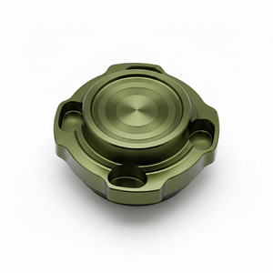 غطاء منفذ الزيت من الألومنيوم المؤكسد CuZn20، قطعة تصنيع دقيقة بالتحكم الرقمي بالحاسوب، تصنيع مخصص بالتحكم الرقمي بالحاسوب - Product Image 2