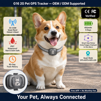 Traceur GPS pour animaux de compagnie avec logo personnalisé, application mobile, SMS, localisation en temps réel, dispositif de suivi GPS pour chien et chat, application mobile gratuite