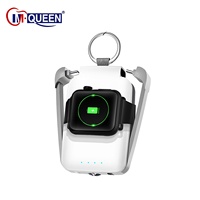 Promo Hadiah 3-in-1 Mini Power Bank Portabel Gantungan Kunci Magnet Darurat Nirkabel 2000mAh Kabel Pengisi Daya Terintegrasi Jam LED