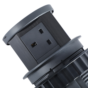 Caricatore Wireless Integrato Sotto Scrivania con Multipresa Pop-up e Porte USB-A e Type-C per <span class=keywords><strong>Isola</strong></span> Cucina, Ufficio, Casa, Tavolo - Product Image 2