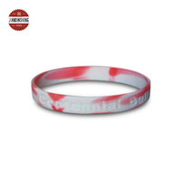 Dropshipping Products 2025 Color Mixing Rubber Cross Marble Bracelet Mix Color Silicone Wristband Fathers Day Gifts