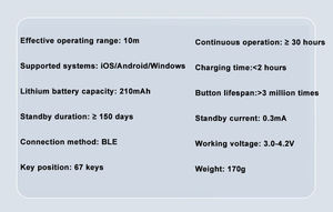คีย์บอร์ดไร้สายบลูทูธแบบพับได้ Clavier Sans Fil Azerty คีย์บอร์ดไร้สายสำหรับ Samsung Galaxy Z Fold 5 - Product Image 4