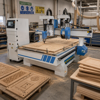 SUPER CNC 1325 1530 2030 Routeur CNC pour bois avec lame Sam, gravure, découpe et fraisage de contreplaqué, acrylique, MDF, ATC