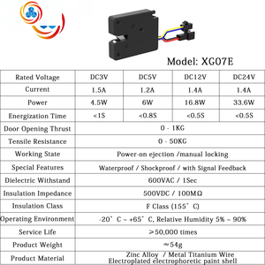 ตู้ล็อกเกอร์พัสดุอัจฉริยะแบบไม่ใช้กุญแจ XG07E DC รองรับแรงดันไฟฟ้าหลายระดับ พร้อมระบบล็อกแม่เหล็กขนาดเล็ก  รองรับแรงดึงได้ 50 กก. พร้อมระบบจ่ายไฟทันที - Product Image 6
