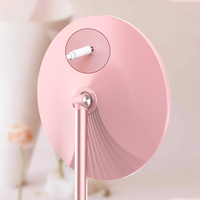 Miroir de maquillage portable éclairé rechargeable par USB avec 3 modes d'éclairage, miroir de beauté de bureau