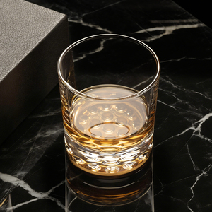 Verre à whisky unique à fond alvéolé 310 ml, en cristal de luxe sans plomb, à fond épais, style Old Fashioned, pour Scotch et <span class=keywords><strong>Bourbon</strong></span> - Product Image 2
