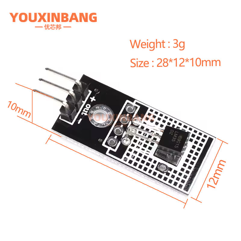 18B20 DS18B20 Digital Signal Output Temperature Measurement Module ...