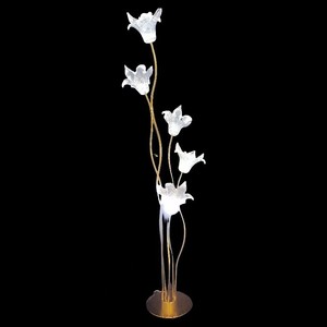 LANJO LED Lamp Gold Metal Road Guide Ornaments Flower Shape Lamp Party <b>Wedding</b> <b>Stage</b> <b>Decor</b> Lights - Product Image 6