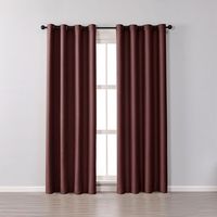DaiRui gorden gelap insulasi panas, Set 2 panel warna polos untuk ruang tamu