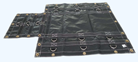 Tissu enduit de PVC de haute qualité résistant aux UV et ignifuge pour rideau latéral de camion, bâche en PVC