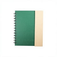 Carnet de poche en cuir à couverture rigide avec reliure cousue pour usage professionnel et publicité personnalisée