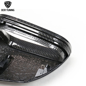 992 a secco in fibra di carbonio copertura specchietto laterale per Porsche 911 GT3RS J1 TAYCAN LHD CF rivestimento per specchio auto esterno diretto Replace Shell - Product Image 5