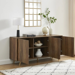 Luxury 63'' Sideboard <strong>Buffet</strong> Sideboard Cabinet - Product Image 1