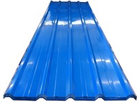 Tôle d'acier galvanisé prélaqué ondulé de marque Juye, anti-corrosion, grade SGCC/DX51D/G550, pleine dureté, épaisseur 0,21-0,22 mm, conforme ASTM