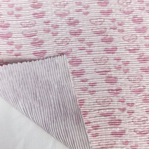 Heart-shaped High Elastic Knit Fabric Wholesale 100 Polyester Fiber 350GSM <strong>for</strong> <strong>Ladies</strong> Skirts Latest Design Manufacturer Custom - Product Image 2