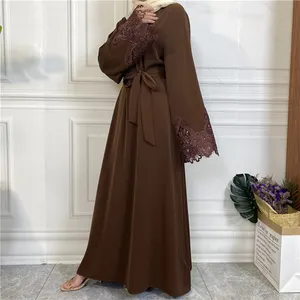 Leinen Deira Dubai Cheap Muslim Zoom Offene Luxury Designer Abaya Soiree Fabric 2024 Eid New Designs From Turkey