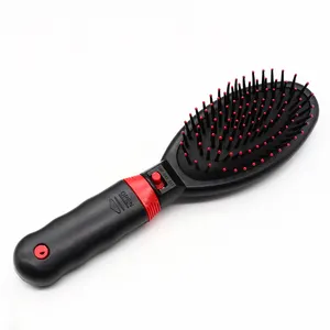 Ceramic Coating Fast Heating Up Electric Brush Hair Straightener Comb