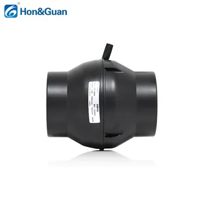 Hon & Guan 4 inch 100 ~ 240V Turbo Inline Fan khối lượng nhỏ áp suất không khí cao tiếng ồn thấp Inline Fan