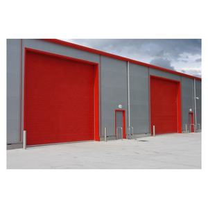 Puerta automática de persiana enrollable de tienda industrial de acero comercial a prueba de viento - Product Image 5