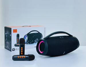 Altavoz de Buen Sonido BOOMS BOX3 (B21) Sistema de Alta Fidelidad, Altavoz Portátil para Fiestas al Aire Libre, Altavoz de Karaoke con Micrófono y Bluetooth - Product Image 3