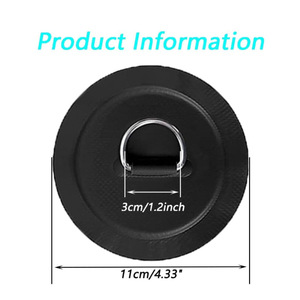 Anillo en D Autonomy con Hebilla de PVC para Fijación de Cuerdas en Embarcaciones Inflables, Kayaks y Tablas de Paddleboard - Product Image 4