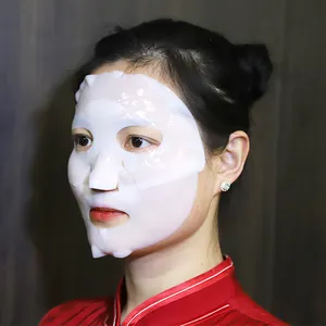 Oem Logo Hydrogel White Bio-collagen Disposable Anti Wrinkle Firming Hydrating Overnight Sleeping Facial Sheet Mask
